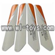 double horse DH 9098 helicopter parts-04 main rotor blade(orange) double horse DH 9098 helicopter parts-04 main rotor blade(orange)