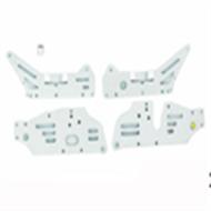double horse 9103 parts-10 Main Frame Decorated Aluminium Plates,shuangma DH 9102 rc helicopter parts
