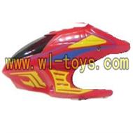 Koome K008 rc helicopter parts-03 Head cover (Red)
