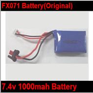 Original FeiLun FX071/FX071C RC Helicopter Battery-7.4v 1500mAh Battery with Red JST Plug