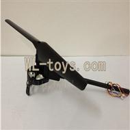 XinXun X30 X30V Quadcopter parts, Xinxun-X30-parts-17 Whole leg unit 1 (Black)