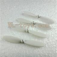 Attop toys YD 928 Quadcopter parts, YD928 Parts-04 Main blades (4pcs)-White