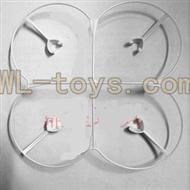 Attop toys YD 928 Quadcopter parts, YD928 Parts-05 Outter protect frame-White