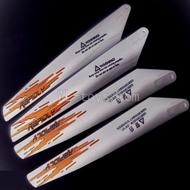 UDI U822 rc helicopter parts-03 Main blades (4pcs-2A+2B-Red)