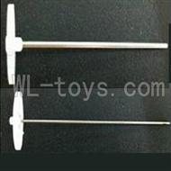 UDI U822 rc helicopter parts-21 Upper main gear with hollow pipe & Lower main gear with inner shaft