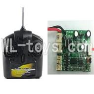 UDI U17 rc helicopter parts-08 Transmitter & Circuit board