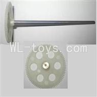 UDI U17 rc helicopter parts-21 Upper main gear with hollow pipe & Lower main gear