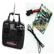 UDI U23 rc helicopter parts-11 Transmitter with antena & Circuit board