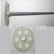 UDI U25 rc helicopter parts-16 Upper main gear with hollow pipe & Lower main gear with copper sleeve