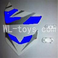 UDI U25 rc helicopter parts-34 Horizontal and verticall wing with fixtures-Blue
