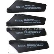 UDI U820 rc helicopter parts-03 Upper main blades(2pcs) & Lower main blades(2pcs)