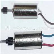 UDI U820 rc helicopter parts-16 Main motor with long shaft and gear & Main motor with short shaft and gear