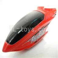 Koome model K026 RC helicopter parts, K-026 parts-01 Head cover(Red)