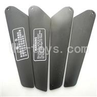 Koome model K026 RC helicopter parts, K-026 parts-04 Main blades(4pcs-2A+2B)