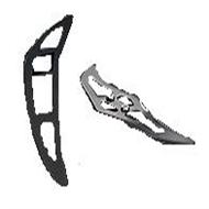 MJX T53 T653 RC Helicopter Parts-16 Horizontal wing, vertical wing