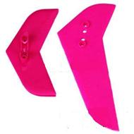 MJX T40C T640C RC helicopter parts-37 Horizontal and verticall wing-Pink