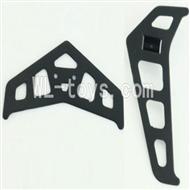 MJX T42C T642C RC helicopter parts-16 Horizontal and verticall wing