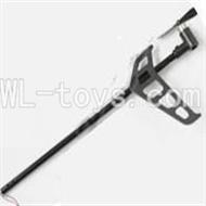 MJX T42C T642C RC helicopter parts-19 Whole tail unit A-Long tail pipe & Tail cover with tail blade and tail motor & Verticall wing