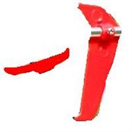 MJX T54 T654 RC helicopter parts-09 Horizontal wing + vertical wing(Red)