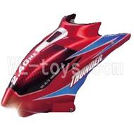 DFD F162 RC helicopter Parts-03 Head cover-Red-version-2