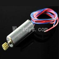 DFD F182 RC Quadcopter Parts-09 rotating Motor with red and Blue wire