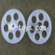 DFD F187 RC helicopter Parts-06 Upper main gear & Lower main gear with copper sleeve