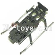 DFD F187 RC helicopter Parts-11 Landing skid & bottom frame & Battery box