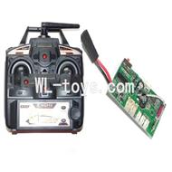 DFD F187 RC helicopter Parts-26 Transmitter & Circuit board