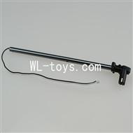 DFD F187 RC helicopter Parts-43 Whole tail unit B(Long tail pipe & Tail cover with tail motor