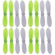 SanLianHuan CX-10 Quadcopter parts ,Upgrade SH CX-10 Rotor blades wholesale (Total 16pcs ,include 8x Green blades & 8x White blades)