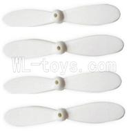 SanLianHuan CX-11 Quadcopter parts, SH CX-11 parts-11 Rotor blades(4pcs)-White