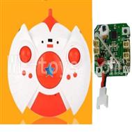 SH CX-30 Quadcopter Parts ,SanHuan CX-30 Parts-08 Circuit board & Transmitter-Red