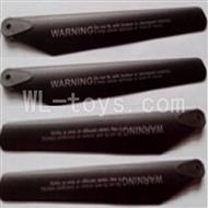 Attop toys YD-215 RC helicopter parts-02 Upper main blades(2pcs) & Lower main blades(2pcs)