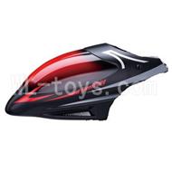 Skytech M36 RC Helicopter Parts-01 Head cover(Red & Black)