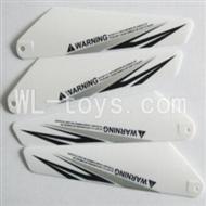 Skytech M10 M10G M10GR RC Helicopter Parts-30 Main rotor blades(4pcs-2A+2B)