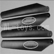 Skytech M16 M16G RC Helicopter Parts-04 Main rotor blades(4pcs-2A+2B) Skytech M16 M16G RC Helicopter Parts-04 Main rotor blades(4pcs-2A+2B)