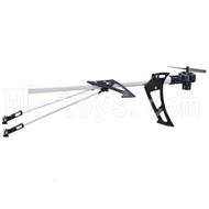 Skytech M16 M16G RC Helicopter Parts-34 Whole tail unit A(Long tail pipe & Tail cover with tail gear and tail motor & Tail blade & Support pipe with fixtures & Horizontal and verticall wing with fixtures)