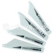 Skytech M5 M5A RC Helicopter Parts-04 Main blades(4pcs-2A+2B)-White