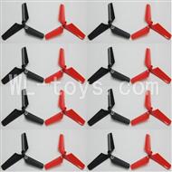 Skytech M60 RC Quadcopter Parts-03 Main rotor blades(16pcs-8X Black & 8X Red) Skytech M60 RC Quadcopter Parts-03 Main rotor blades(16pcs-8X Black & 8X Red)