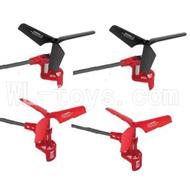 Skytech M60 RC Quadcopter Parts-21 Whole leg ssembiy(4pcs-2x with Red and blue wire & 2x with Black and white wire)