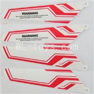 Skytech M37 RC Helicopter Parts-04 Main blades(4pcs-2A+2B)-Red Skytech M37 RC Helicopter Parts-04 Main blades(4pcs-2A+2B)-Red