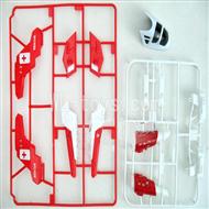 Skytech M37 RC Helicopter Parts-07 DIY Outter parts unit-Red & Shell-White Skytech M37 RC Helicopter Parts-07 DIY Outter parts unit-Red & Shell-White