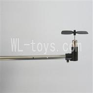 Skytech M37 RC Helicopter Parts-20 Tail unit(lng tail pipe & Tail cover & Tail motor & Tail blade)