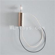 SYMA S026G RC helicopter parts-17 Main motor with long shaft and gear(1pcs-White and Black wire or Red and Black wire)