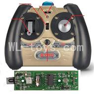 SYMA S026G RC helicopter parts-21 Transmitter & Circuit board