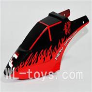 SYMA F1 RC helicopter parts-01 Head cover (Red)