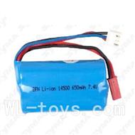 SYMA F1 RC helicopter parts-12 7.4v 650mah Li-poly battery