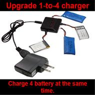 Upgrade 1-to-4 multifunction balance charger plug with conversion socket wholesale