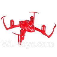 SYMA X2 X2A RC Quadrocopter parts-02 Upper main body frame-Red