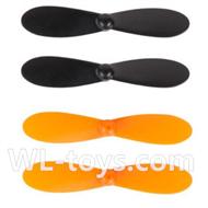 SYMA X2 X2A RC Quadrocopter parts-05 Main rotor blades(4pcs-2X Black & 2X Orange)